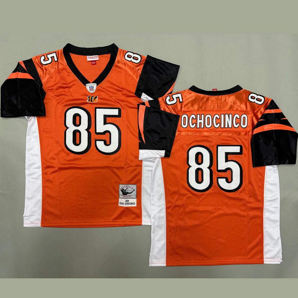 Maillot Copy Ochocinco 85 Men S Cincinnati Bengals Rétro