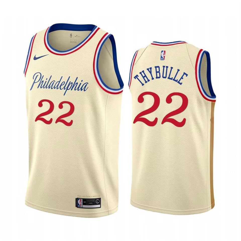 Maillot 76Ers Thybulle 22 Khaki Nba Jerseys 2024
