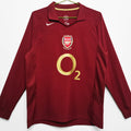 Maillot Arsenal Domicile Manches Longues Rétro 2005/06
