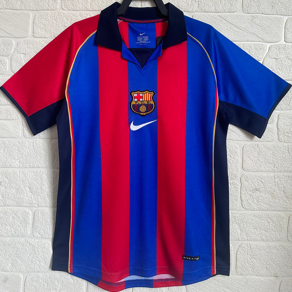 Maillot Barcelone Domicile Rétro 2001/02