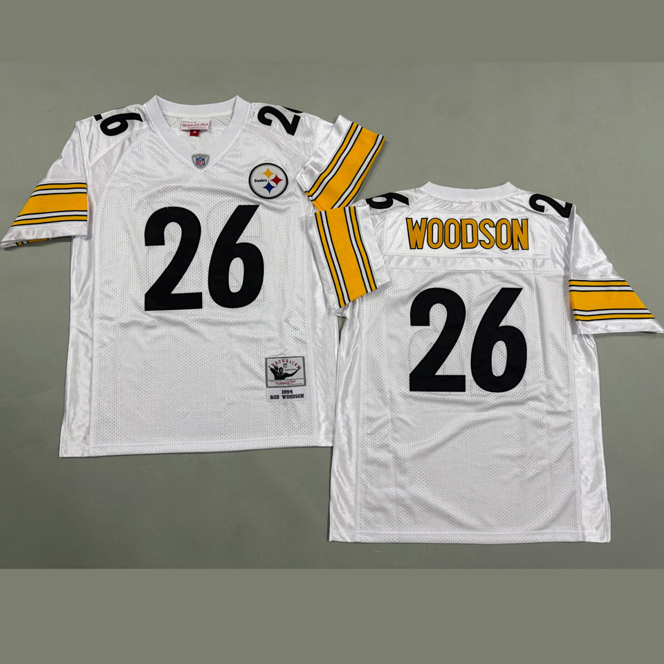 Maillot Woodson 26 Men S Pittsburgh Steelers Rétro