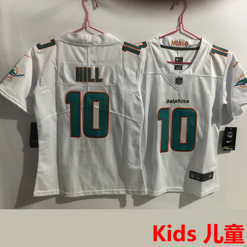 Maillot Hill 10 Miami Dolphins Enfant