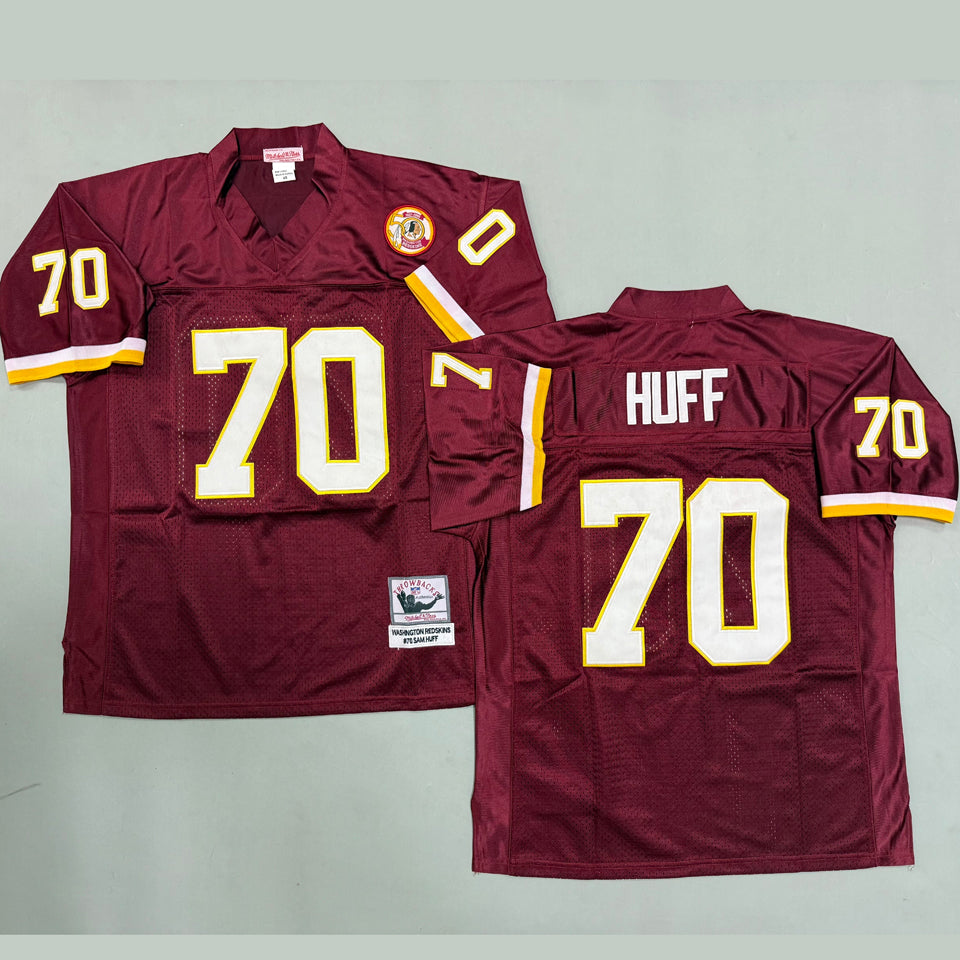 Maillot Huff 70 Men S Washington Commanders Rétro