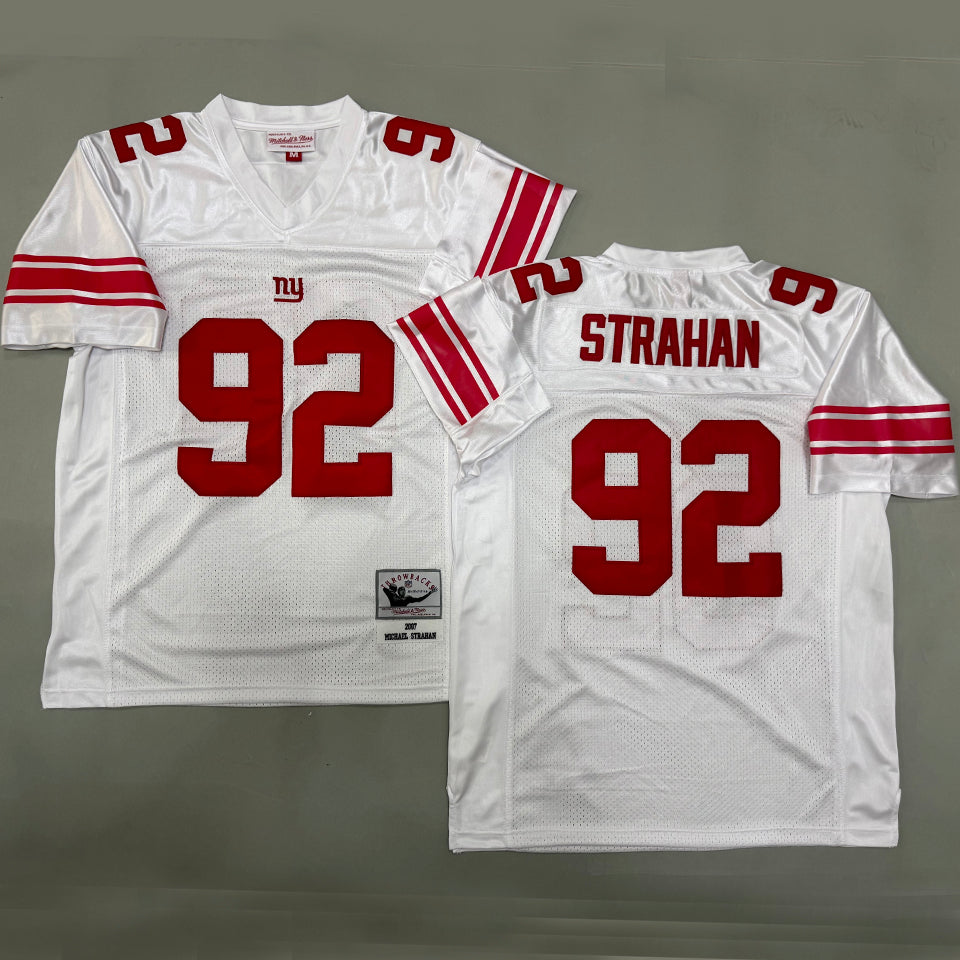 Maillot Strahan 92 Men S New York Giants Rétro