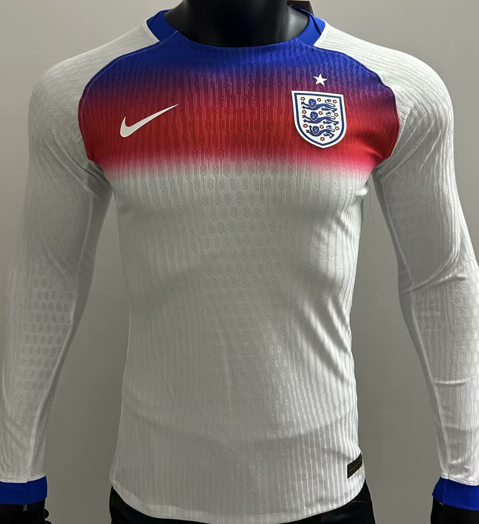 Maillot Angleterre Domicile Manches Longues 2025/26 (Version Joueur)
