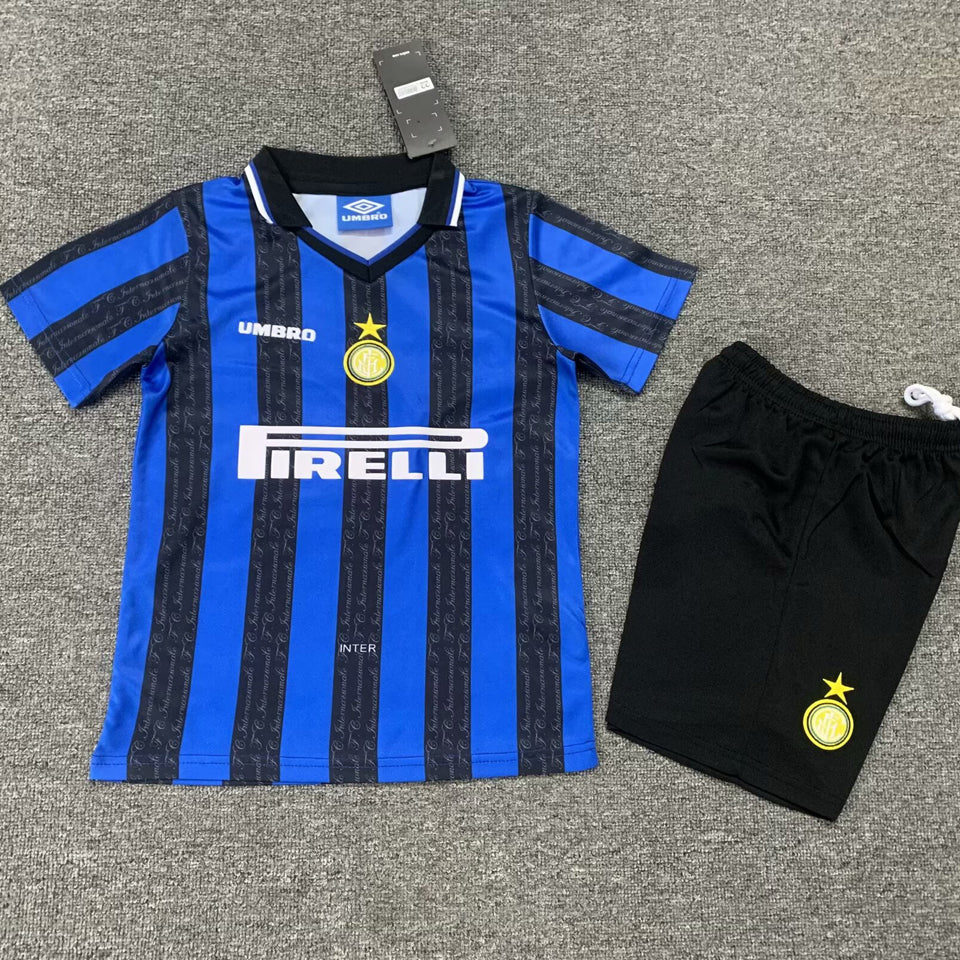 Maillot Inter Milan Domicile Rétro 1997/98 Enfant