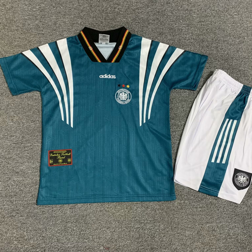 Maillot Allemagne Extérieur Rétro 1996 Enfant