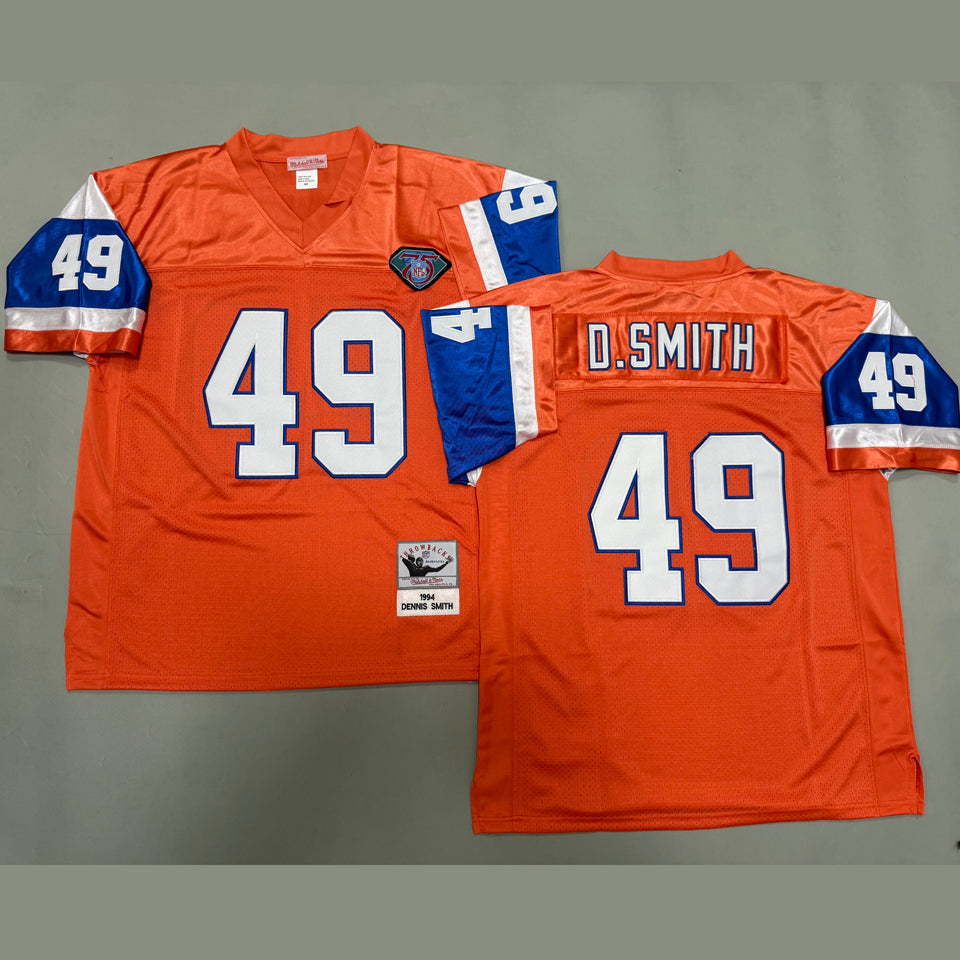 Maillot D Smith 49 Men S Denver Broncos Rétro