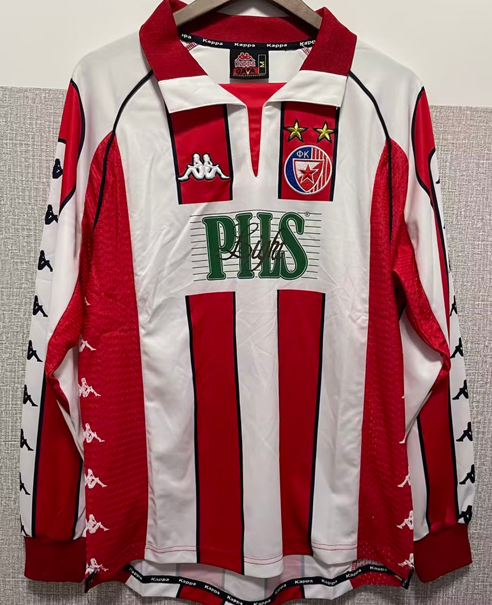 Maillot Red Star Domicile Manches Longues Rétro