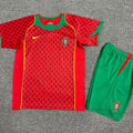 Maillot Portugal Domicile Rétro 2004 Enfant