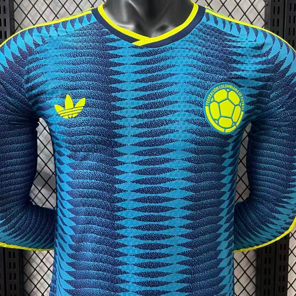 Maillot Colombie Extérieur Manches Longues 2026/27 (Version Joueur)