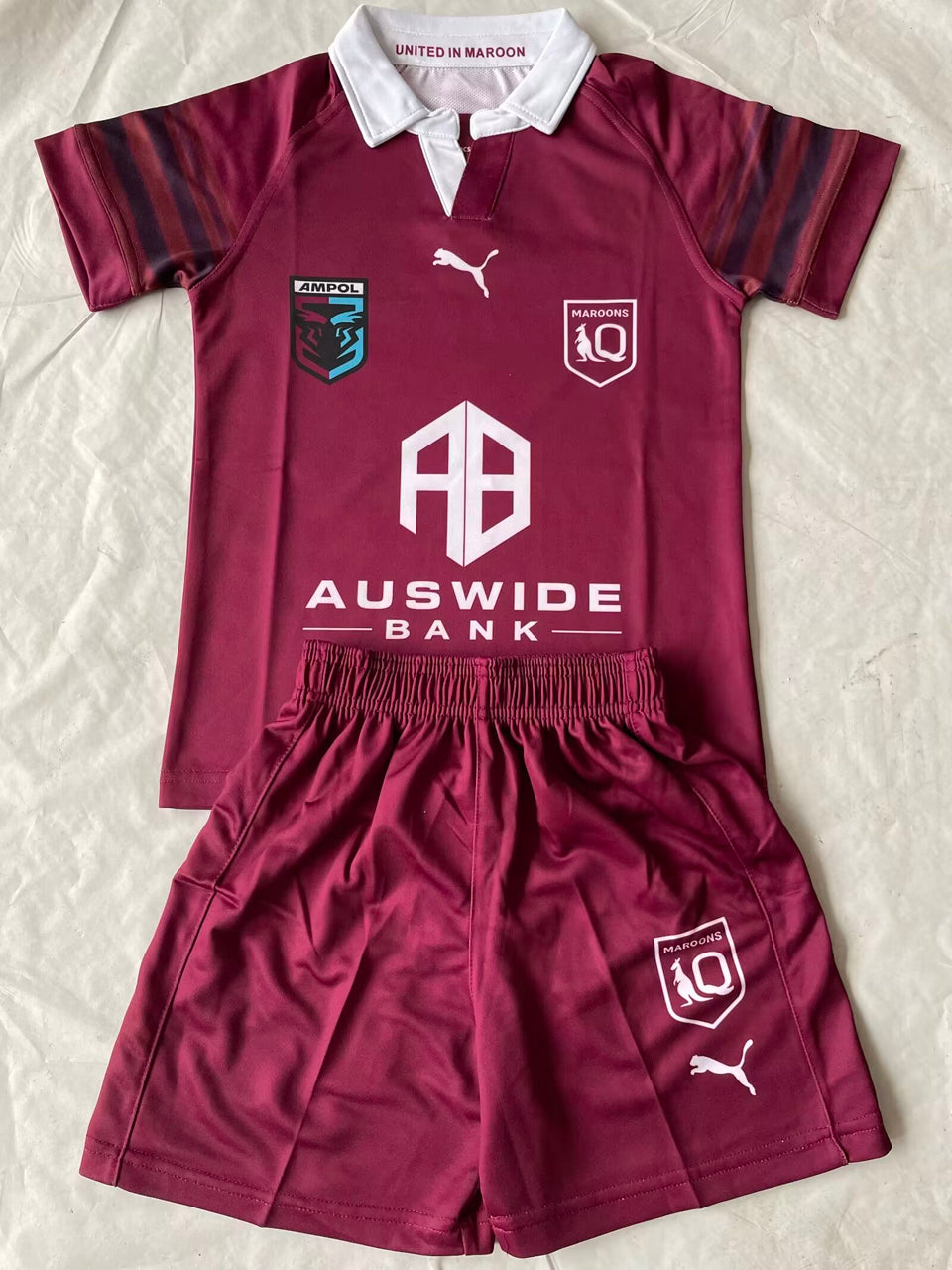 Ensemble Maroons Domicile 2024 Enfant