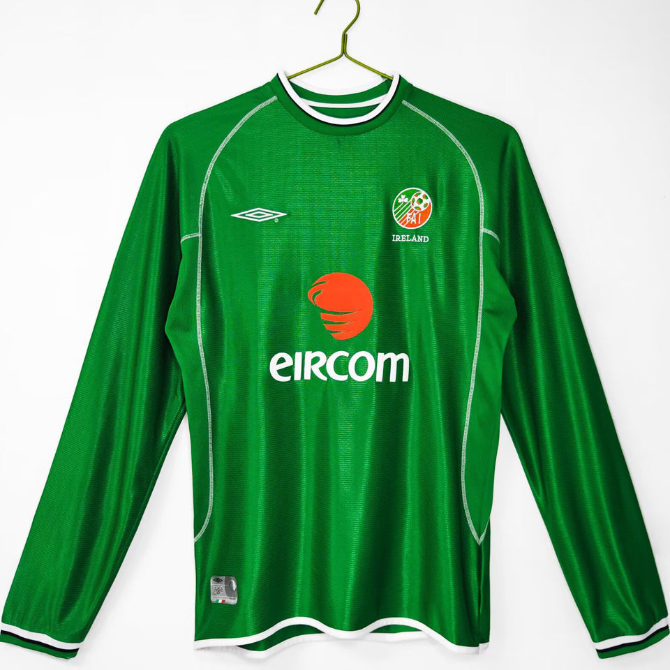 Maillot Ireland Domicile Manches Longues Rétro