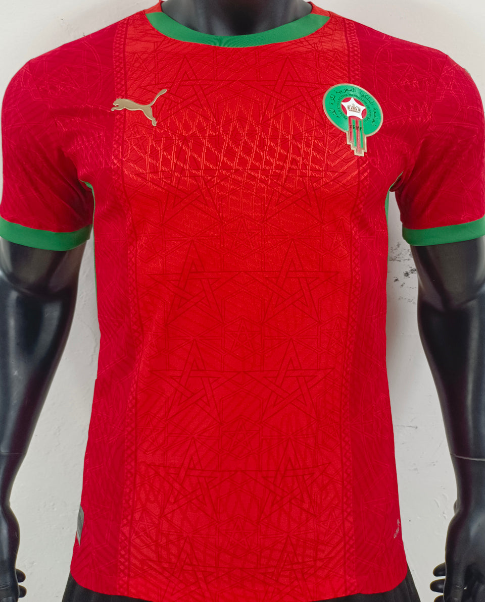 Maillot Maroc Domicile 2025 (Version Joueur)