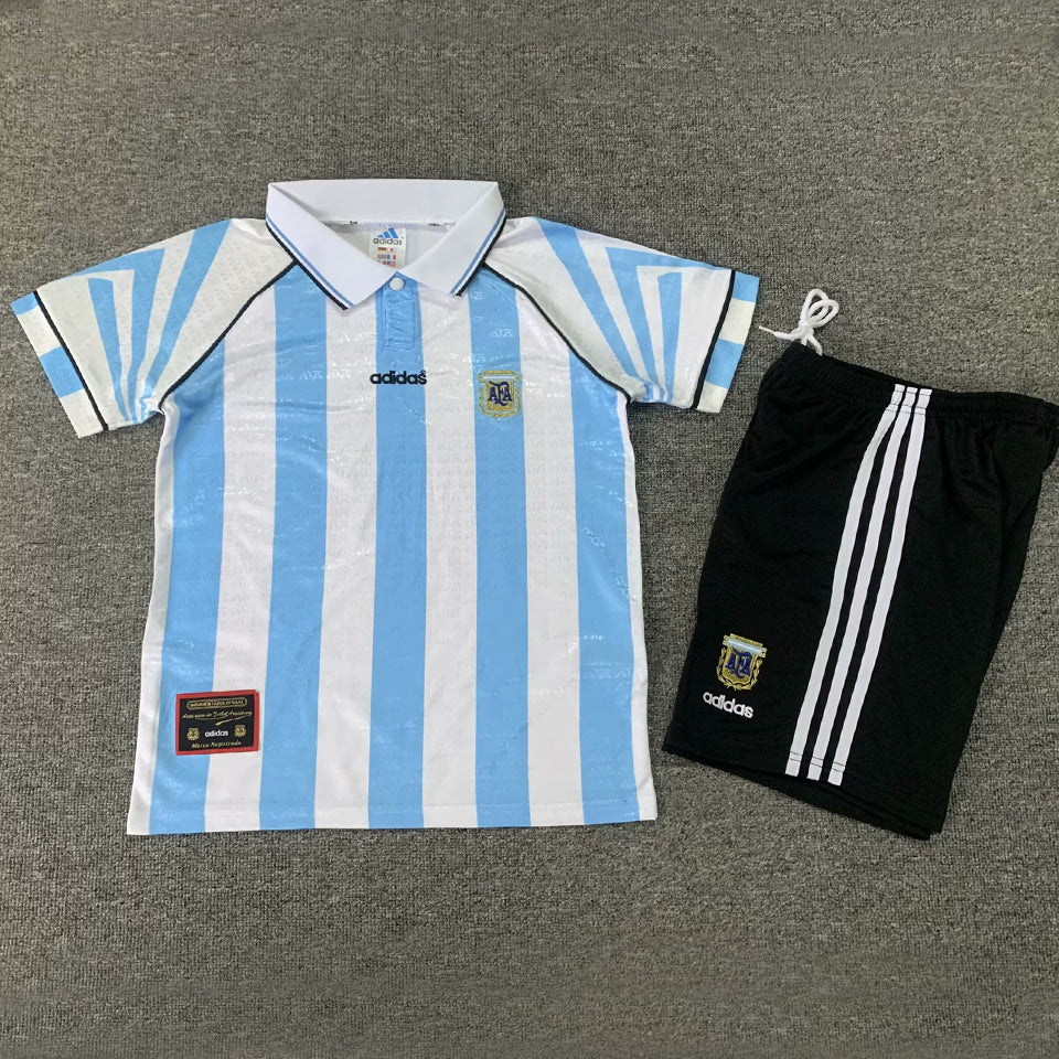 Maillot Argentine Domicile Rétro 1996/97 Enfant