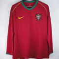 Maillot Portugal Domicile Manches Longues Rétro 2006