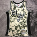 Maillot Spurs Duncan 21 Camo Rétro 2013/14
