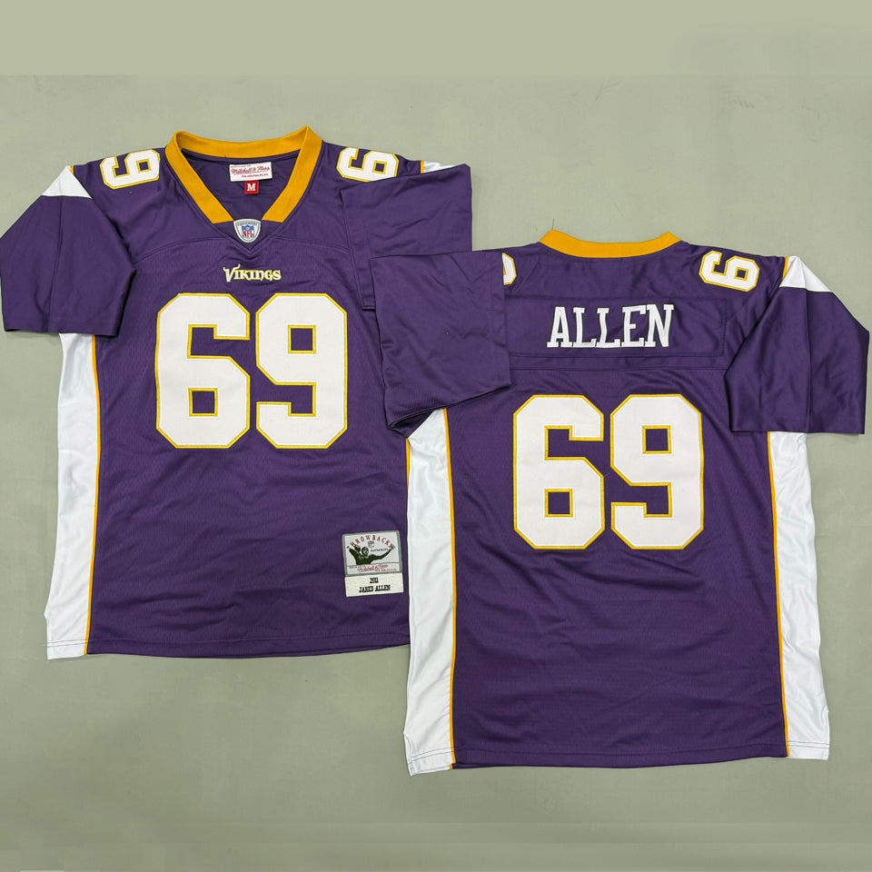 Maillot Allen 69 Men S Minnesota Vikings Rétro