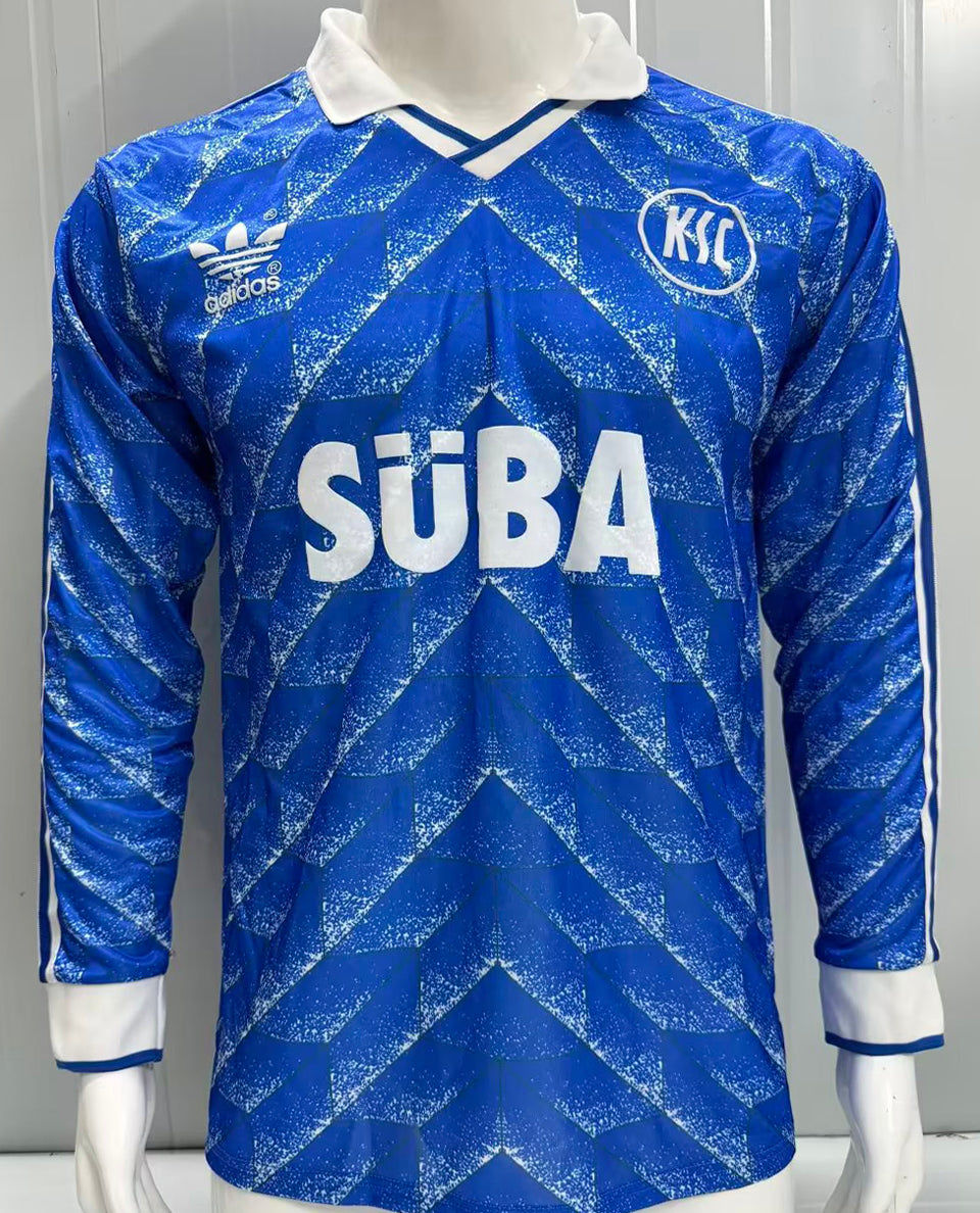 Maillot 90 Karlsruher Sc Extérieur Manches Longues Rétro