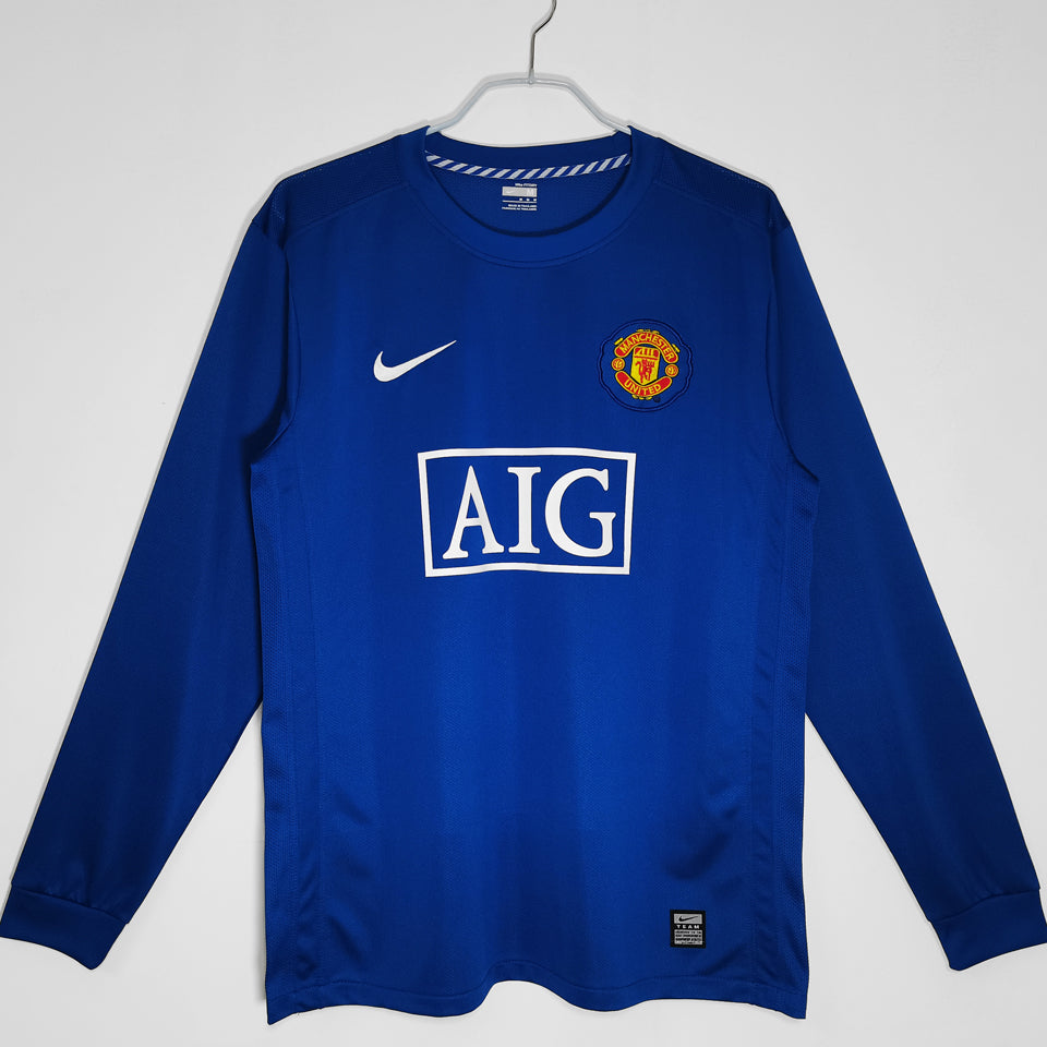 Maillot Manchester United Third Manches Longues Rétro 2008/09