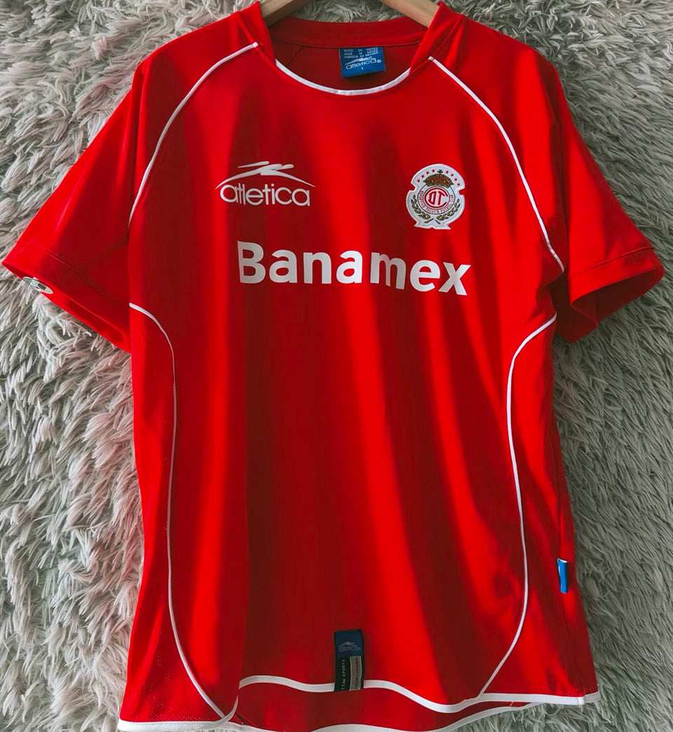 Maillot 06 Deportivo Toluca Domicile Rétro