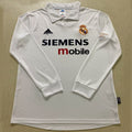 Maillot Real Madrid Domicile Manches Longues Rétro 2002/03