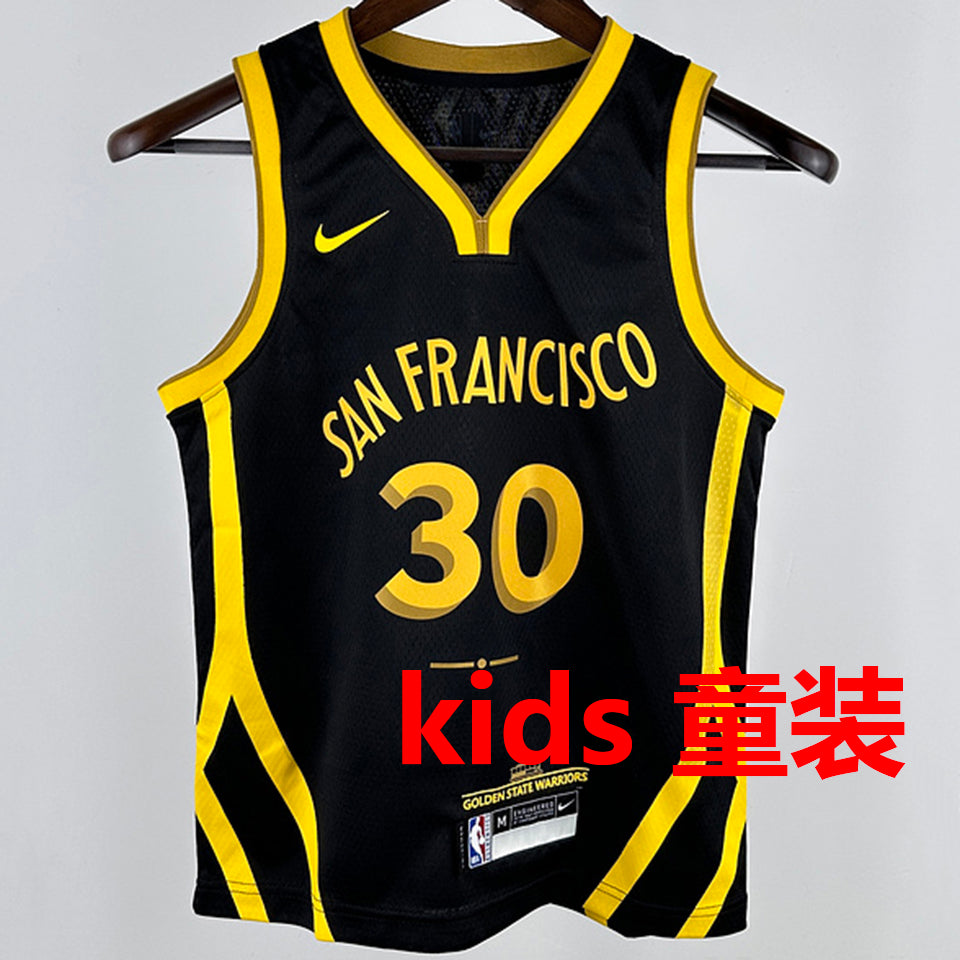 Maillot Warriors Curry 30 2024/25 Enfant