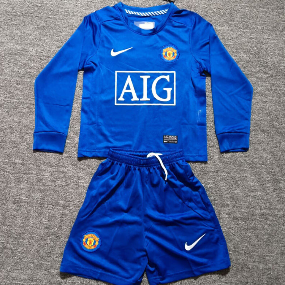 Maillot Manchester United Third Manches Longues Rétro Enfant