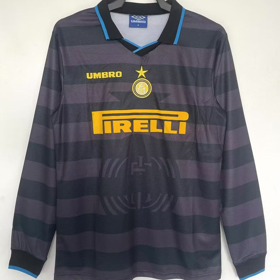 Maillot Inter Milan Third Manches Longues Rétro