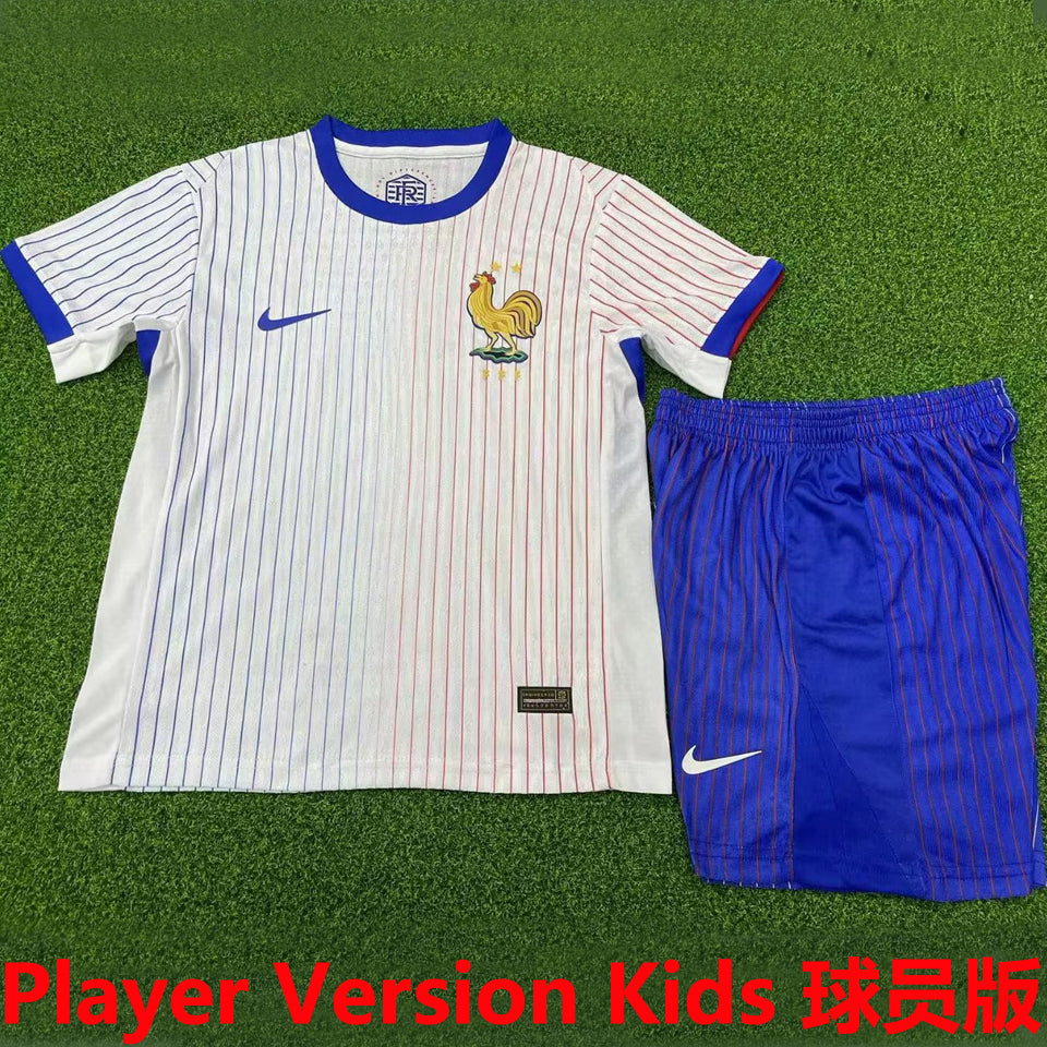 Maillot France Extérieur 2024/25 Enfant (Version Joueur)
