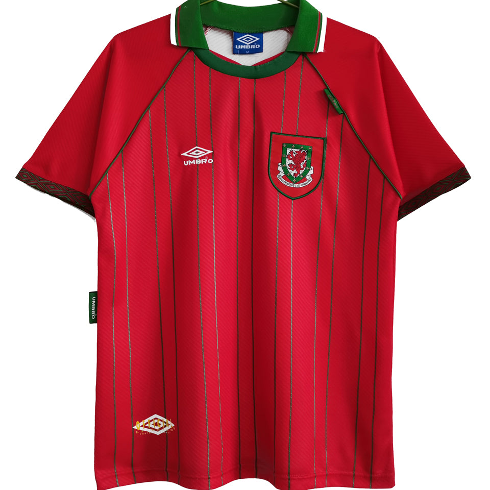 Maillot 1994 96 Wales Domicile Rétro