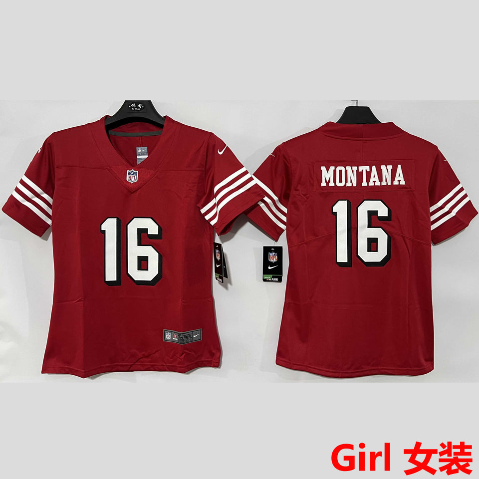 Maillot Mccaffrey 23 San Francisco 49Ers Girl Nfl