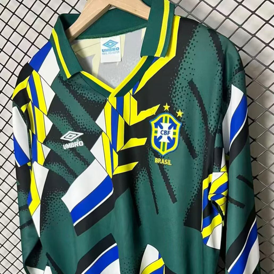 Maillot Brésil Gardien Manches Longues Rétro