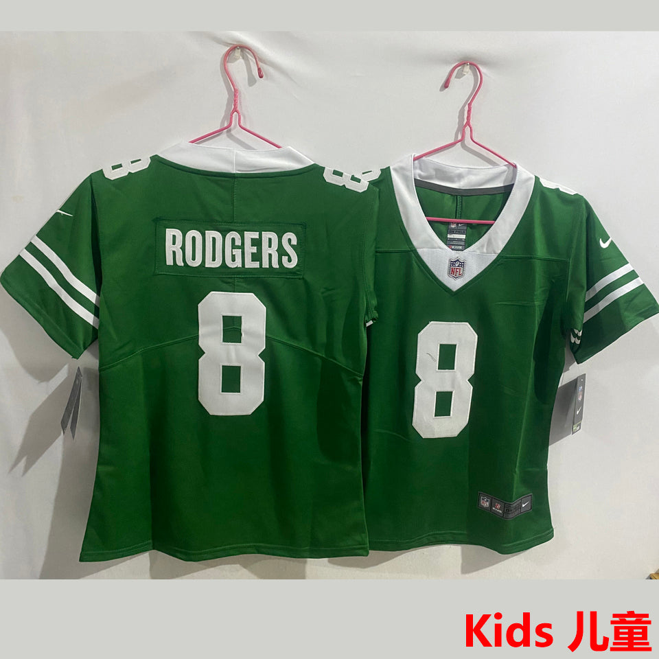 Maillot Rodgers 8 New York Jets Enfant