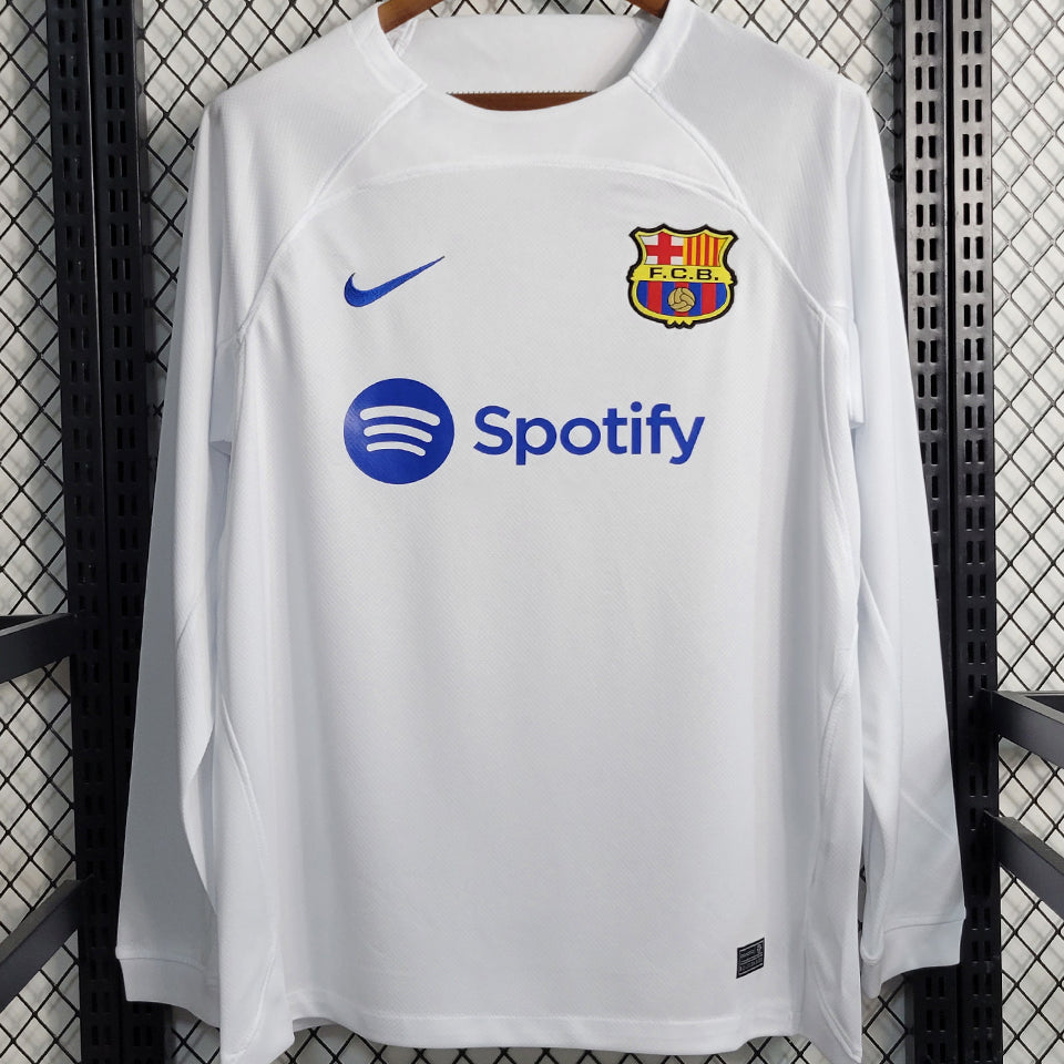 Maillot Barcelone Extérieur Manches Longues 2023/24