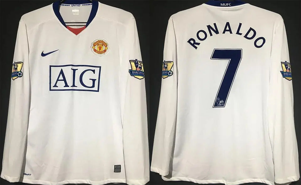 Maillot Manchester United Manches Longues Rétro 2008/09