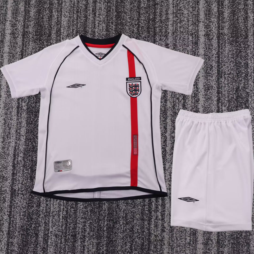 Maillot Angleterre Domicile Rétro 2002 Enfant