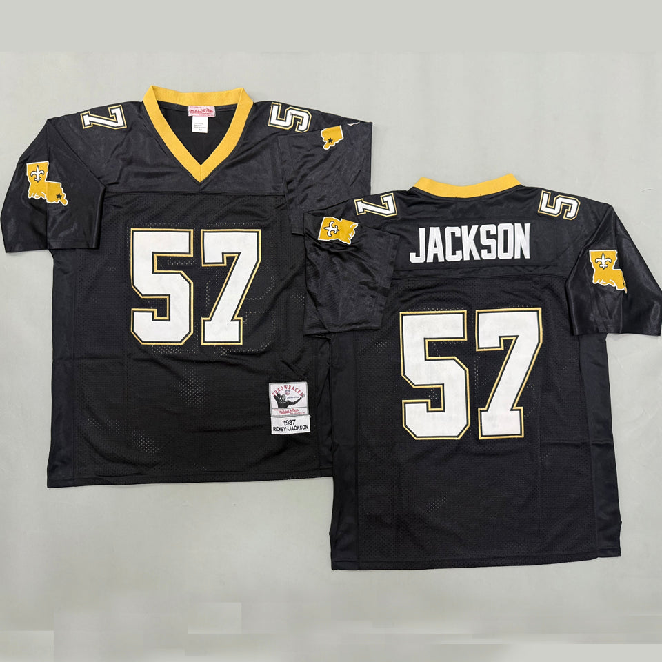 Maillot Jackson 57 Men S New Orleans Saints Rétro