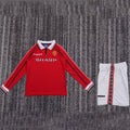 Maillot Manchester United Domicile Manches Longues Rétro Enfant