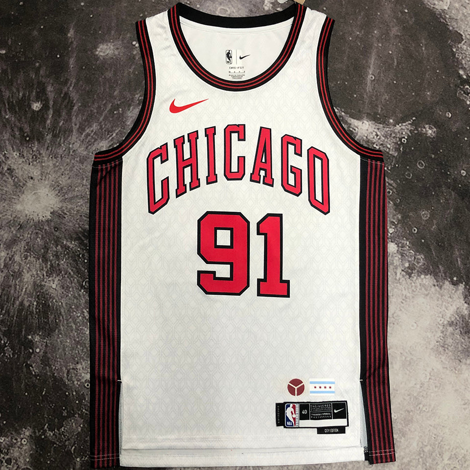 Maillot Bulls Rodman 91
