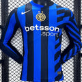 Maillot Inter Milan Domicile Manches Longues 2024/25 (Version Joueur)