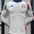 Maillot Italie Extérieur Manches Longues 2024 (Version Joueur)