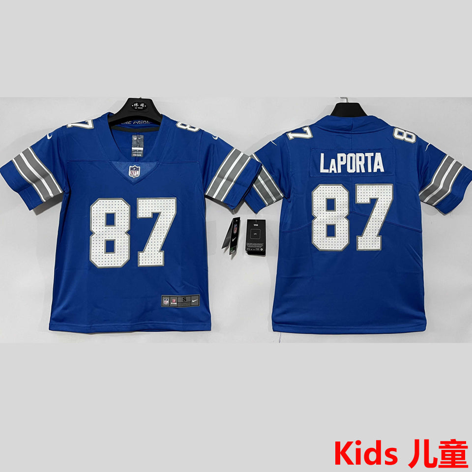 Maillot Laporta 87 Detroit Lions Enfant