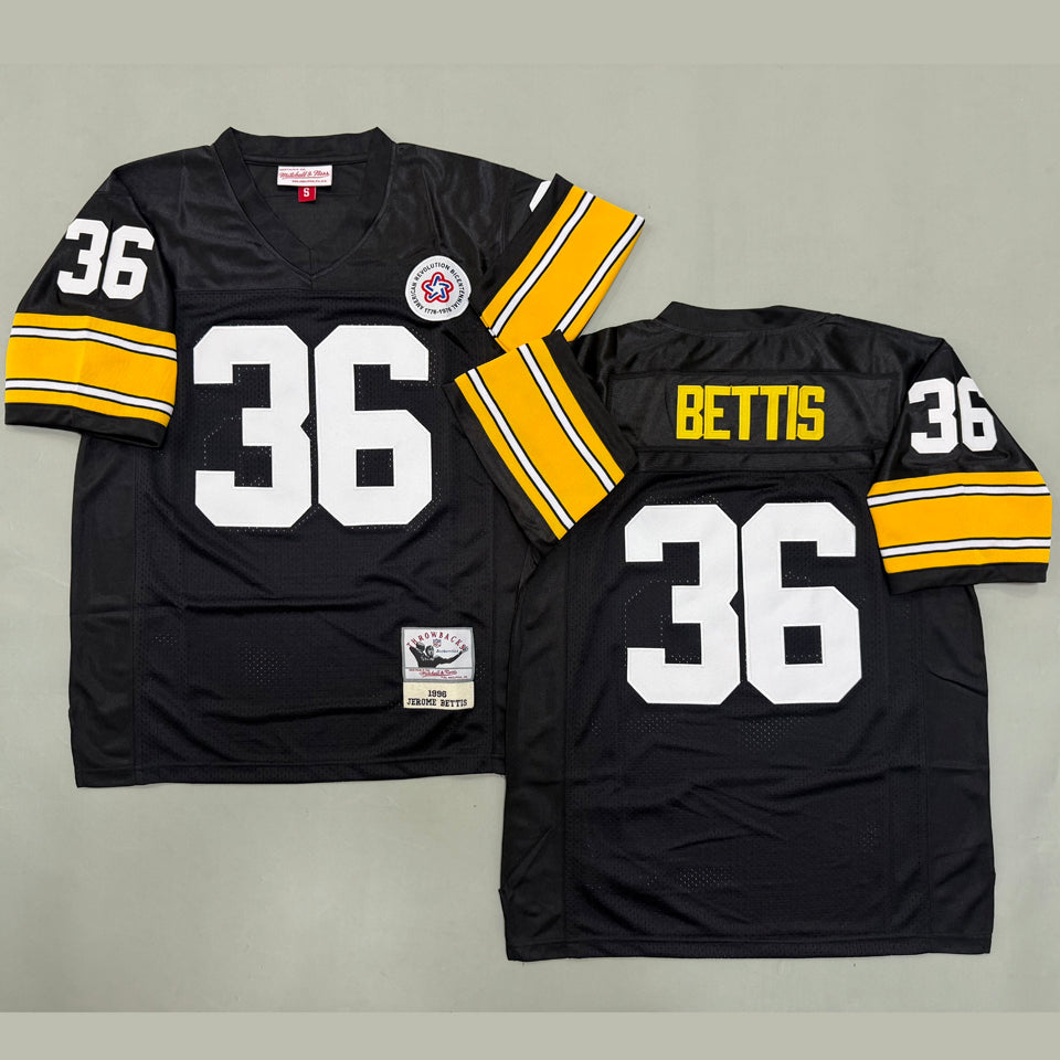 Maillot Bettis 36 Men S Pittsburgh Steelers Rétro