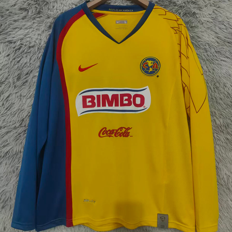 Maillot Club America Domicile Manches Longues Rétro 2007