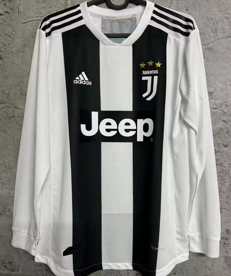 Maillot Juventus Domicile Manches Longues Rétro (Version Joueur)