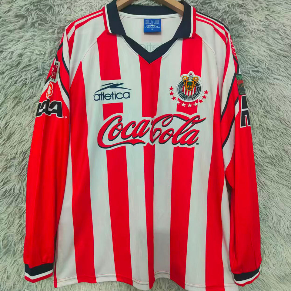 Maillot Chivas Domicile Manches Longues Rétro 1998