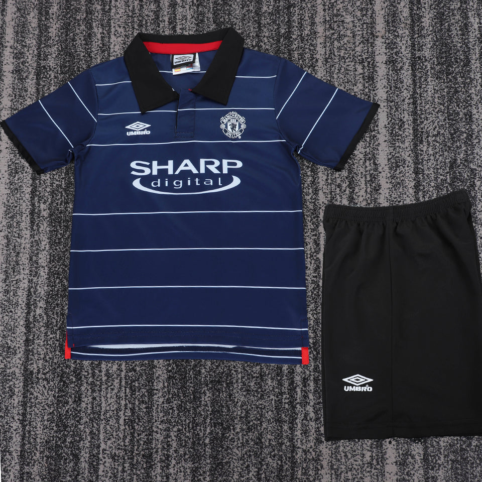 Maillot Manchester United Extérieur Rétro 1999/00 Enfant