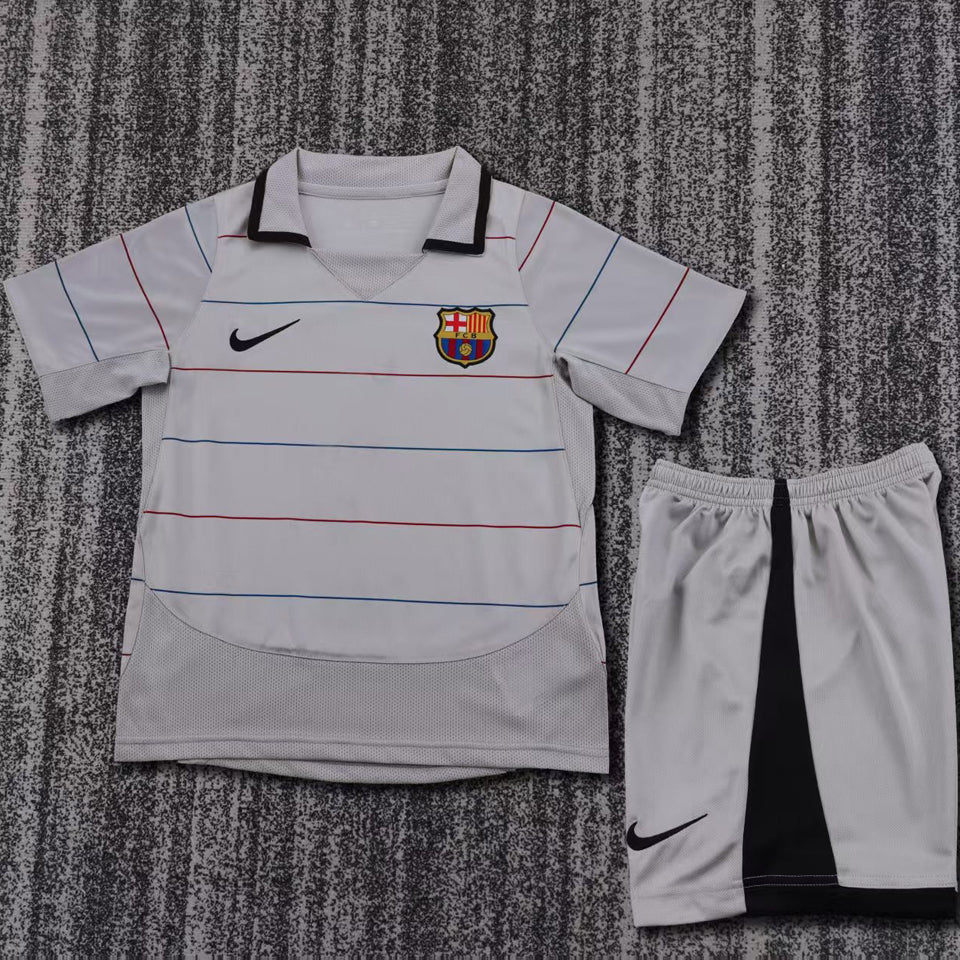 Maillot Barcelone Extérieur Rétro 2003 Enfant