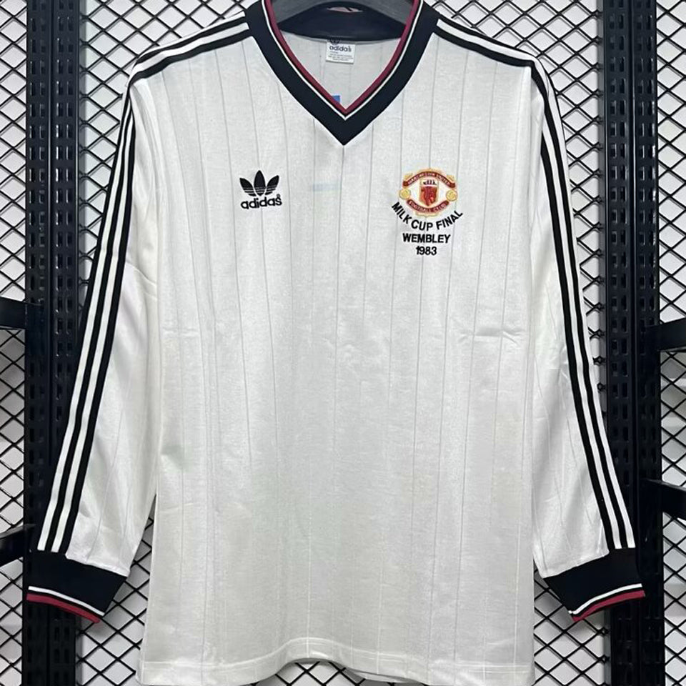 Maillot Manchester United Manches Longues Rétro 1983